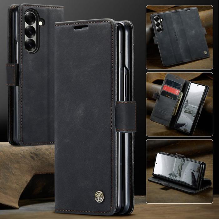 Caseme - CASEME 013 Wallet Case för Samsung Galaxy Z Fold7 5G - Svart