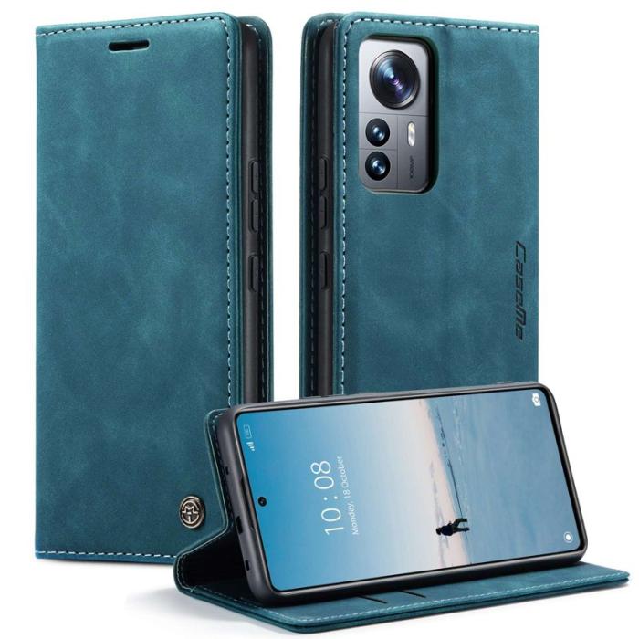 Caseme - CASEME 013 Wallet Case för Xiaomi 12 Lite 5G PU Läder Blå