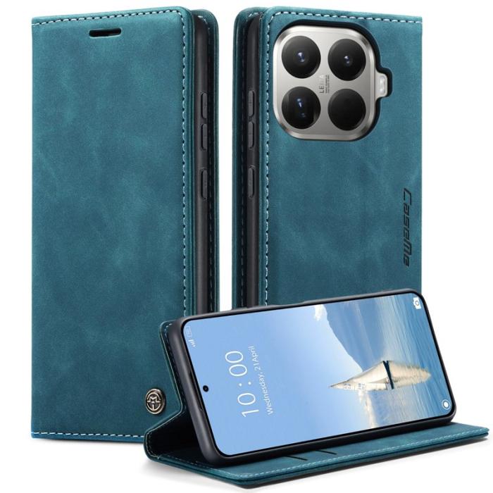 Caseme - CASEME 013 Wallet Case för Xiaomi 15T Pro i PU-läder - Blå