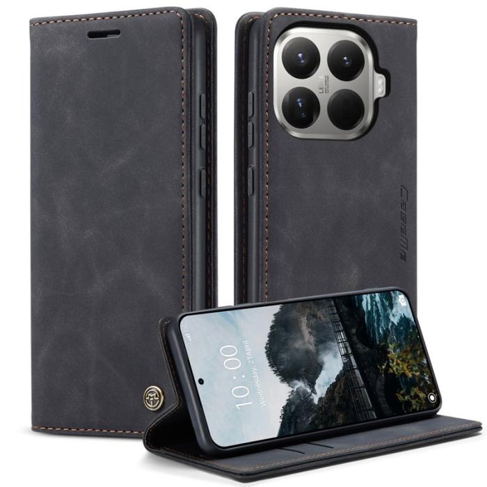 Caseme - CASEME 013 Wallet Case för Xiaomi 15T Pro i PU-läder - Svart