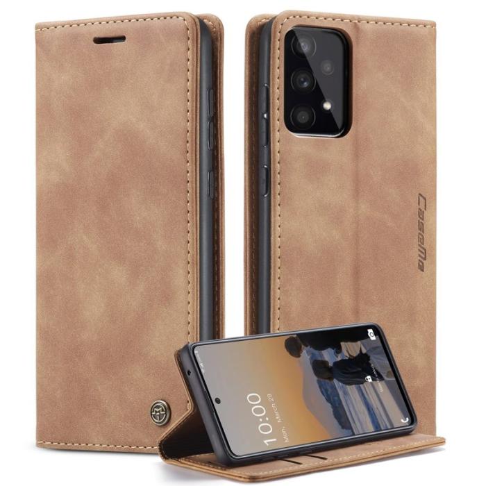 Caseme - CASEME 013 Wallet Skal för Samsung Galaxy A33 5G - Brun