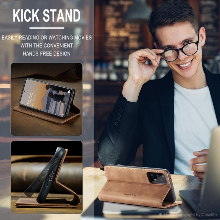 Caseme - CASEME 013 Wallet Skal för Samsung Galaxy A33 5G - Brun