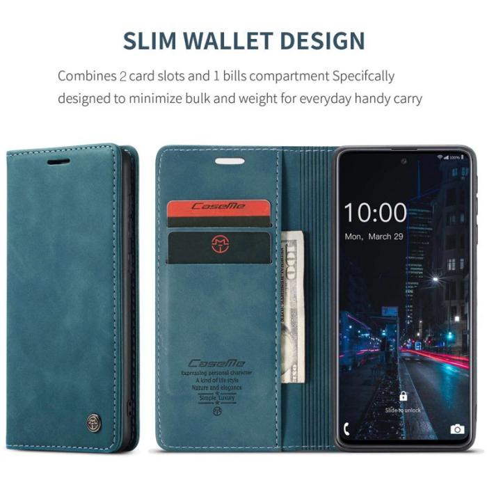 Caseme - CASEME 013 Wallet Skal för Samsung Galaxy A33 5G - Grön