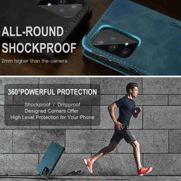 Caseme - CASEME 013 Wallet Skal för Samsung Galaxy A33 5G - Grön