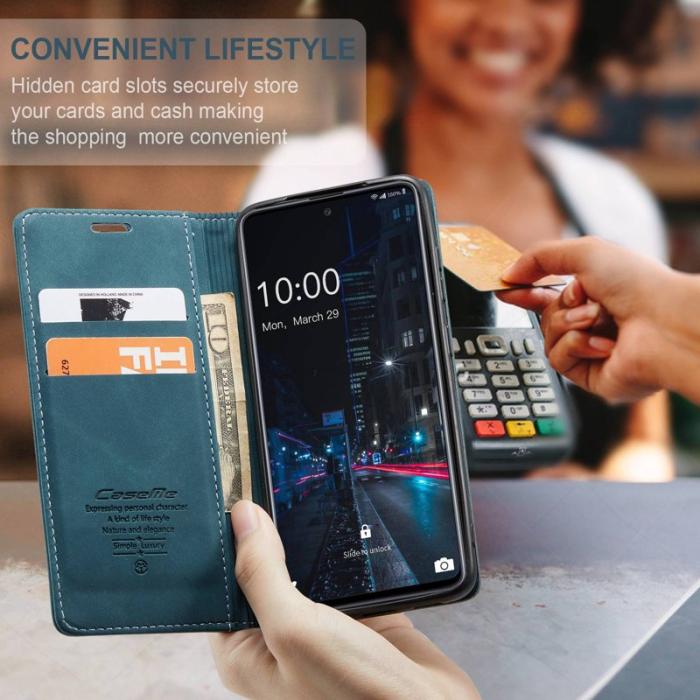 Caseme - CASEME 013 Wallet Skal för Samsung Galaxy A33 5G - Grön