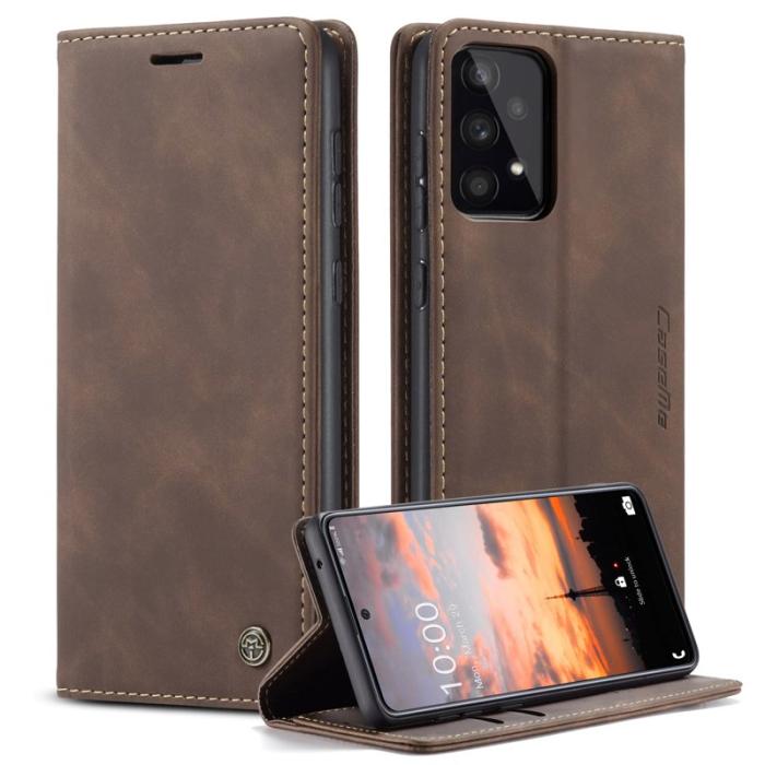 Caseme - CASEME 013 Wallet Skal för Samsung Galaxy A33 5G - Kaffe