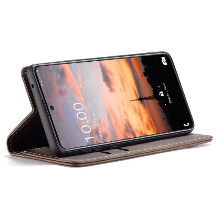 Caseme - CASEME 013 Wallet Skal för Samsung Galaxy A33 5G - Kaffe