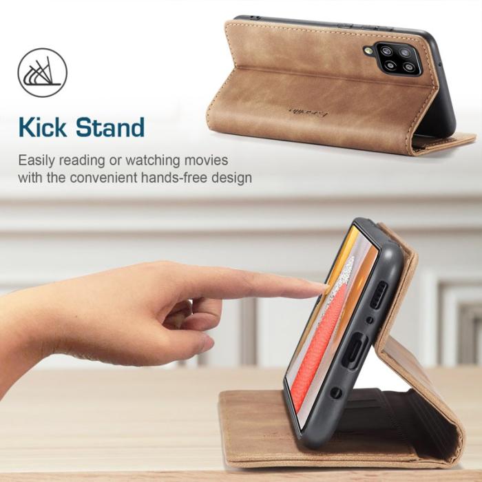 Caseme - CASEME 013 Wallet Skal i Läder för Samsung Galaxy S21+ 5G - Brun