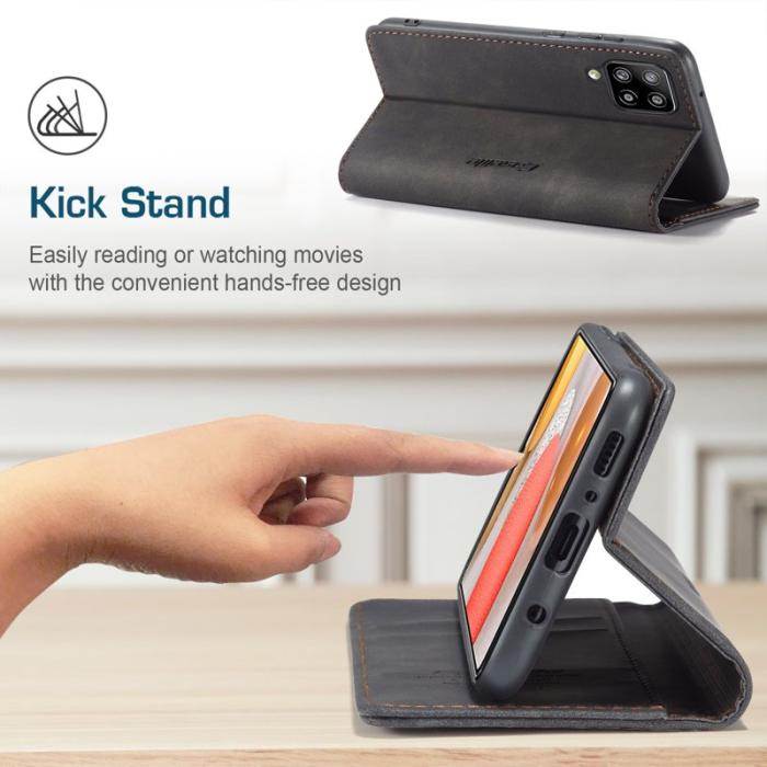 Caseme - CASEME 013 Wallet Skal i Läder för Samsung Galaxy S21+ 5G - Svart