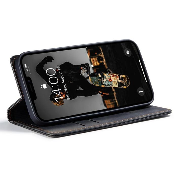 Caseme - CASEME 013 Wallet Stand Skal för iPhone 13 Pro Max - Svart