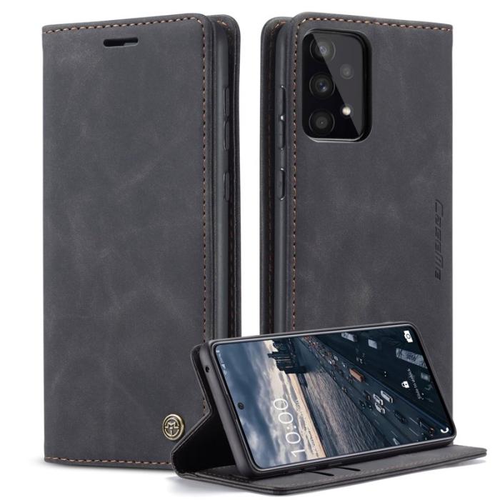 Caseme - CASEME 013 Walletskal PU Läder TPU för Samsung Galaxy A33 5G - Svart