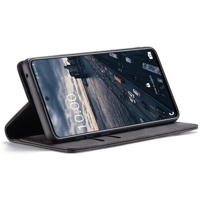 Caseme - CASEME 013 Walletskal PU Läder TPU för Samsung Galaxy A33 5G - Svart