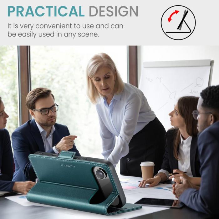 Caseme - CASEME 023 iPhone Air Skal RFID Blocker Glansig Grön