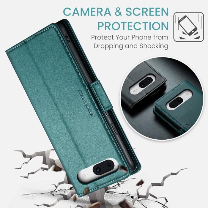 Caseme - CASEME 023 Läderfodral för Google Pixel 8a - Grön
