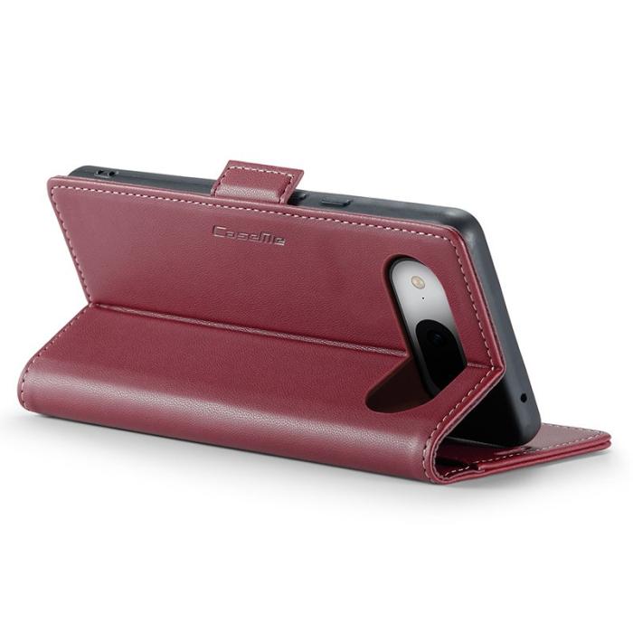 Caseme - CASEME 023 Läderfodral för Google Pixel 8a - Röd