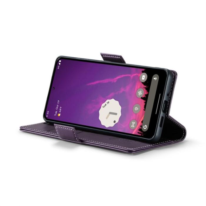 Caseme - CASEME 023 Läderfodral för Google Pixel 9 Pro XL - Lila