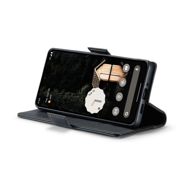 Caseme - CASEME 023 Läderfodral för Google Pixel 9 Pro XL - Svart