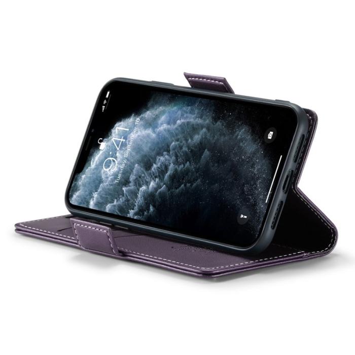 Caseme - CASEME 023 Läderfodral för iPhone 11 Pro Max - Lila