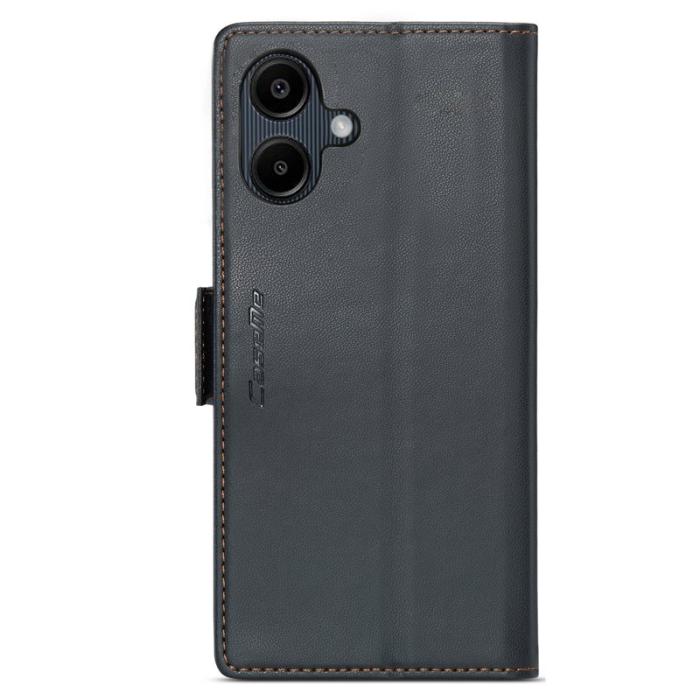 Caseme - CASEME 023 Läderfodral för Samsung Galaxy A06 4G - Svart