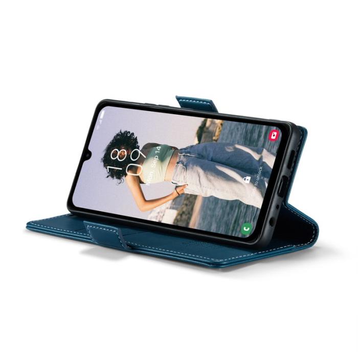 Caseme - CASEME 023 Läderfodral för Samsung Galaxy A16 5G - Blå