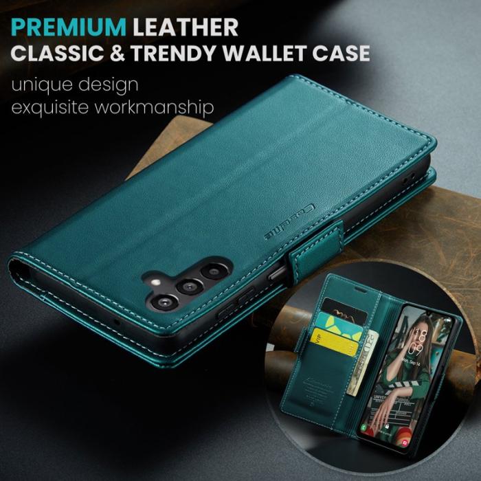 Caseme - CASEME 023 Läderfodral för Samsung Galaxy A16 5G - Grön