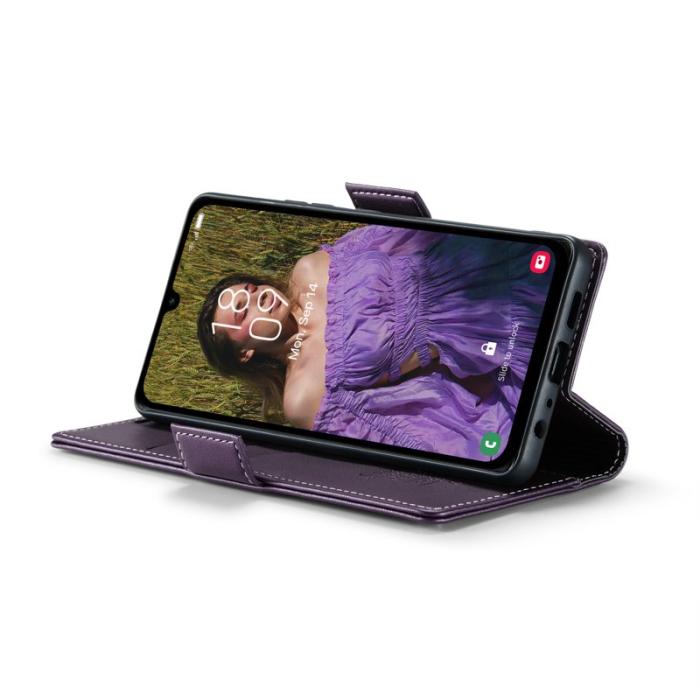 Caseme - CASEME 023 Läderfodral för Samsung Galaxy A16 5G - Lila