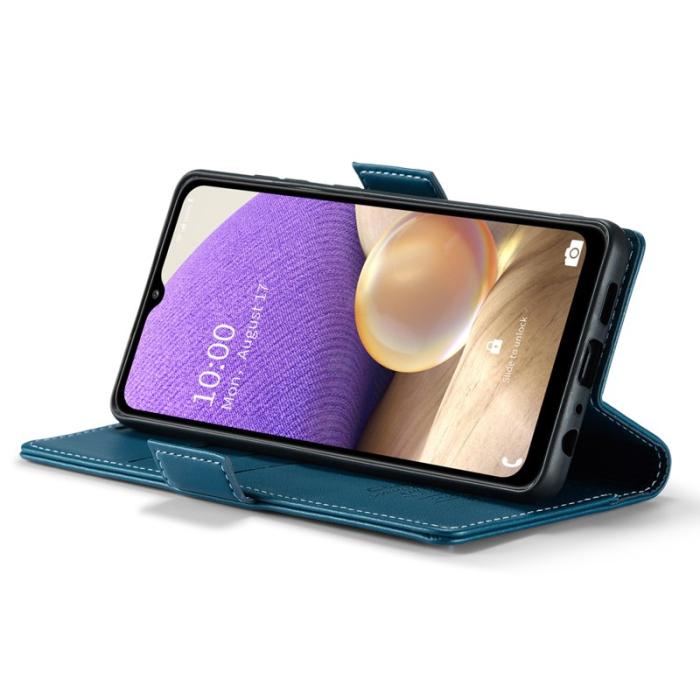 Caseme - CASEME 023 Läderfodral för Samsung Galaxy A32/M32 5G - Blå