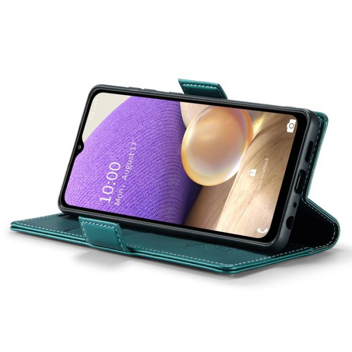 Caseme - CASEME 023 Läderfodral för Samsung Galaxy A32/M32 5G - Grön