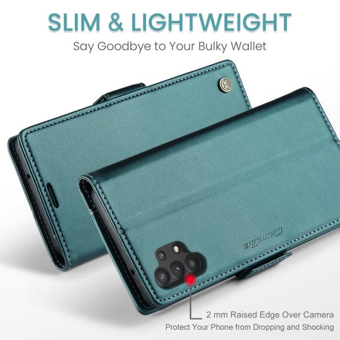 Caseme - CASEME 023 Läderfodral för Samsung Galaxy A32/M32 5G - Grön