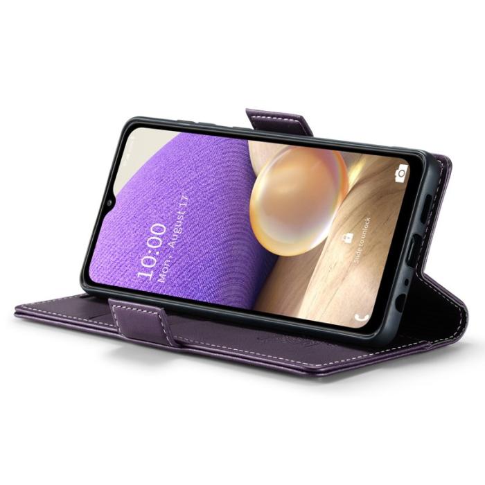 Caseme - CASEME 023 Läderfodral för Samsung Galaxy A32/M32 5G - Lila