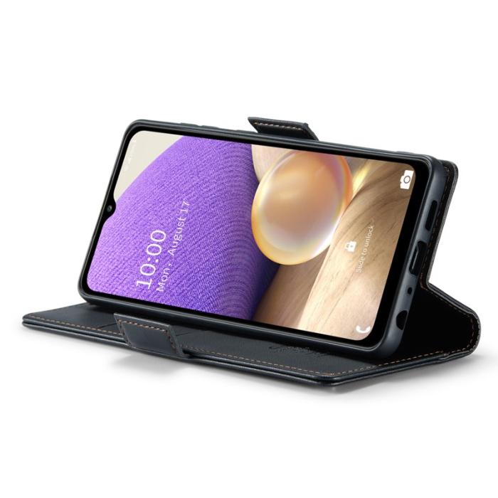 Caseme - CASEME 023 Läderfodral för Samsung Galaxy A32/M32 5G - Svart