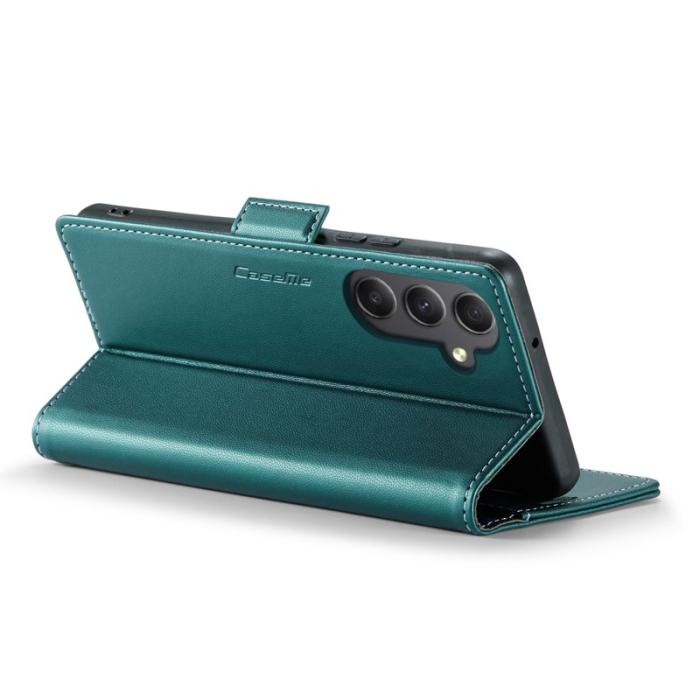 Caseme - CASEME 023 Läderfodral för Samsung Galaxy A34 5G - Grön