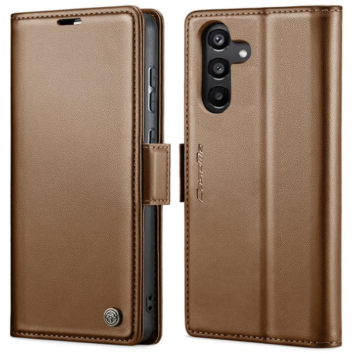 Caseme - CASEME 023 Läderfodral för Samsung Galaxy A35 5G - Brun