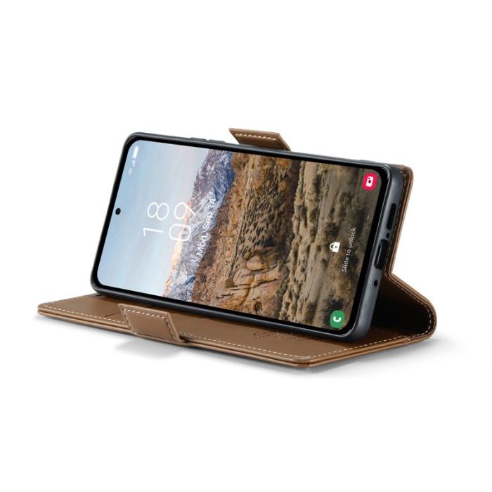 Caseme - CASEME 023 Läderfodral för Samsung Galaxy A35 5G - Brun