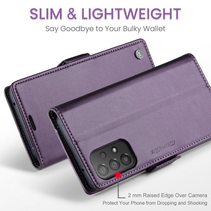 Caseme - CASEME 023 Läderfodral för Samsung Galaxy A53 5G - Lila