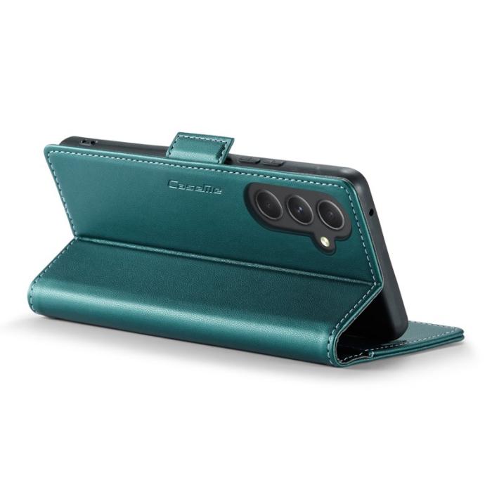 Caseme - CASEME Plånboksfodral Konstläder för Samsung Galaxy A54 5G - Grön