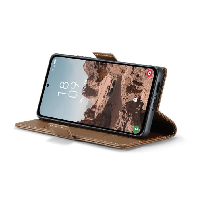 Caseme - CASEME 023 Läderfodral för Samsung Galaxy A55 5G - Brun