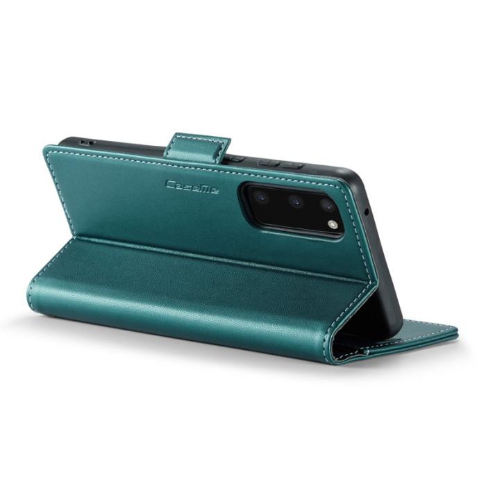 Caseme - CASEME 023 Läderfodral för Samsung Galaxy S20 4G/5G - Grön