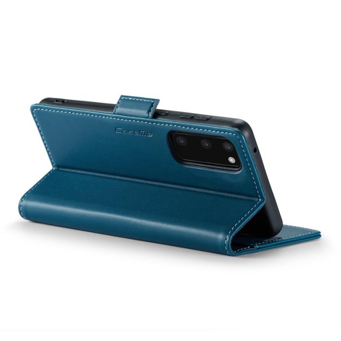 Caseme - CASEME 023 Läderfodral för Samsung Galaxy S20 - Blå