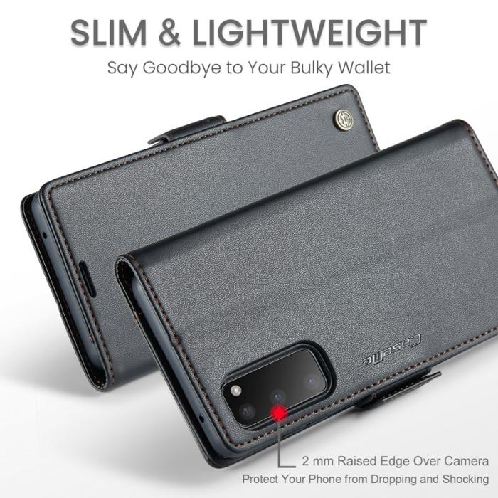 Caseme - CASEME 023 Läderfodral för Samsung Galaxy S20 - Svart