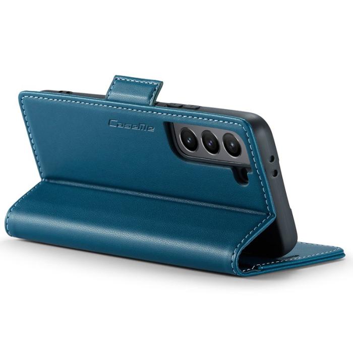 Caseme - CASEME 023 Läderfodral för Samsung Galaxy S21 5G - Blå