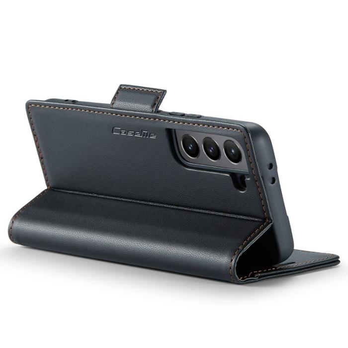 Caseme - CASEME 023 Läderfodral för Samsung Galaxy S21 5G - Svart