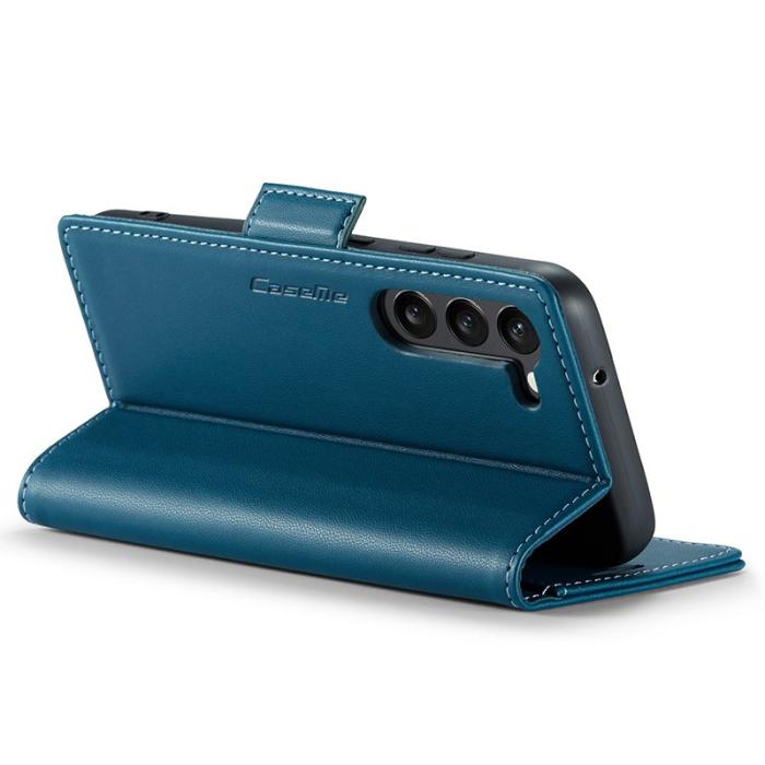 Caseme - CASEME 023 Läderfodral för Samsung Galaxy S24+ - Blå