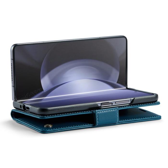 Caseme - CASEME Plånboksfodral Konstläder för Samsung Galaxy Z Fold6 5G - Blå