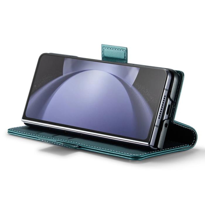 Caseme - CASEME Plånboksfodral Konstläder för Samsung Galaxy Z Fold6 5G - Grön