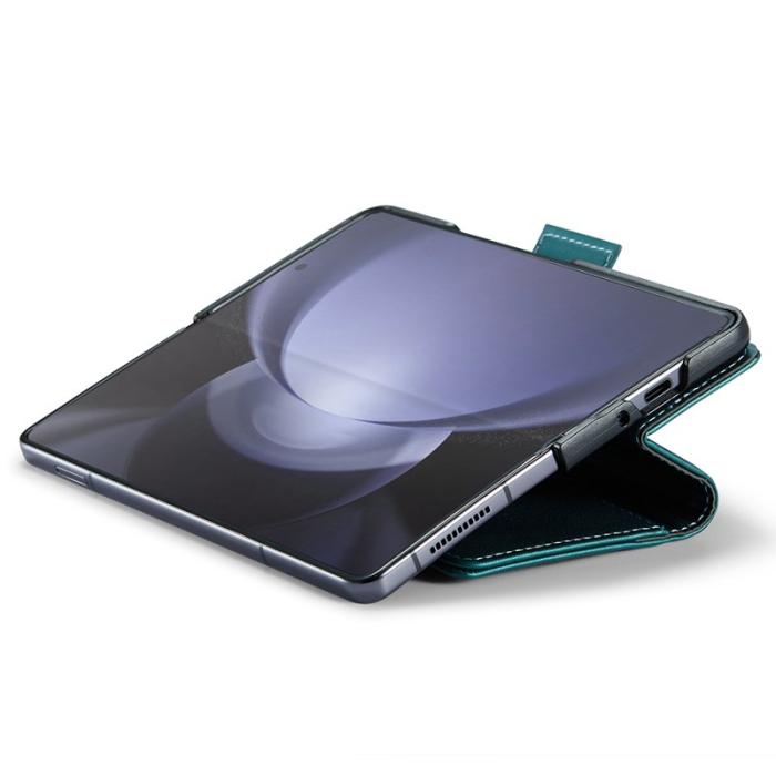Caseme - CASEME Plånboksfodral Konstläder för Samsung Galaxy Z Fold6 5G - Grön