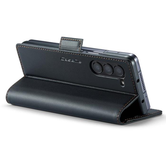 Caseme - CASEME Plånboksfodral Konstläder för Samsung Galaxy Z Fold6 5G - Svart