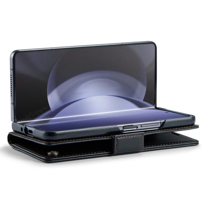 Caseme - CASEME Plånboksfodral Konstläder för Samsung Galaxy Z Fold6 5G - Svart