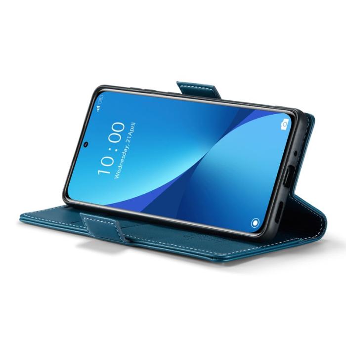 Caseme - CASEME 023 Läderfodral för Xiaomi 12 5G - Blå