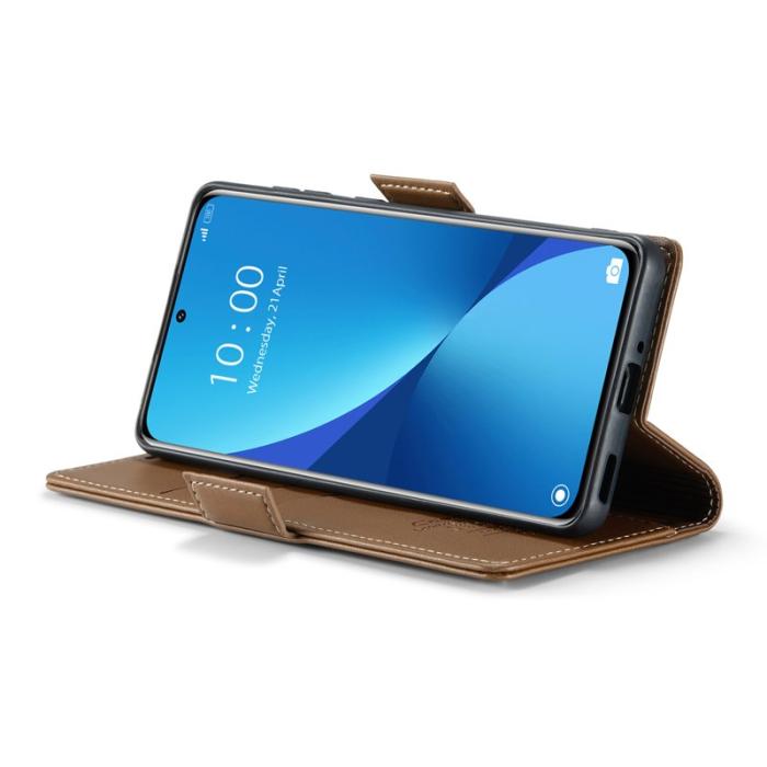 Caseme - CASEME 023 Läderfodral för Xiaomi 12 5G - Brun